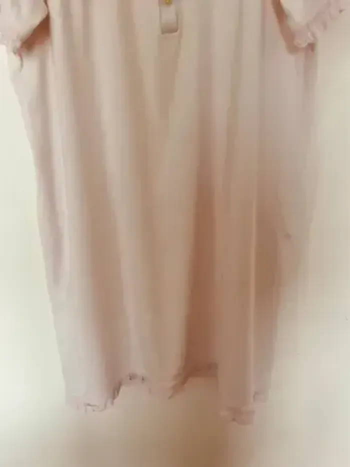 Chemise de nuit dentelle rose Taille 40 - photo numéro 4