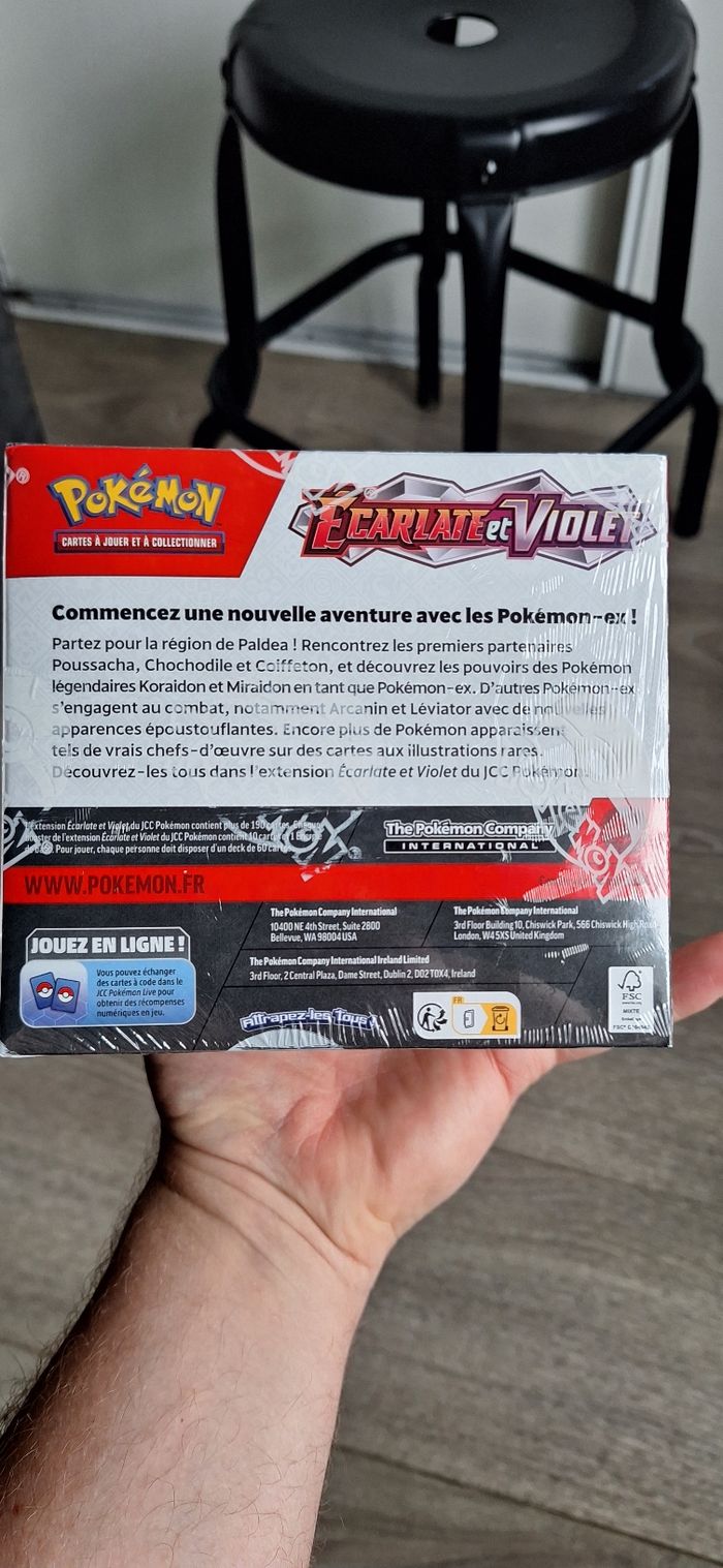 Display Pokémon EV1 36 Boosters Écarlate et Violet - photo numéro 4