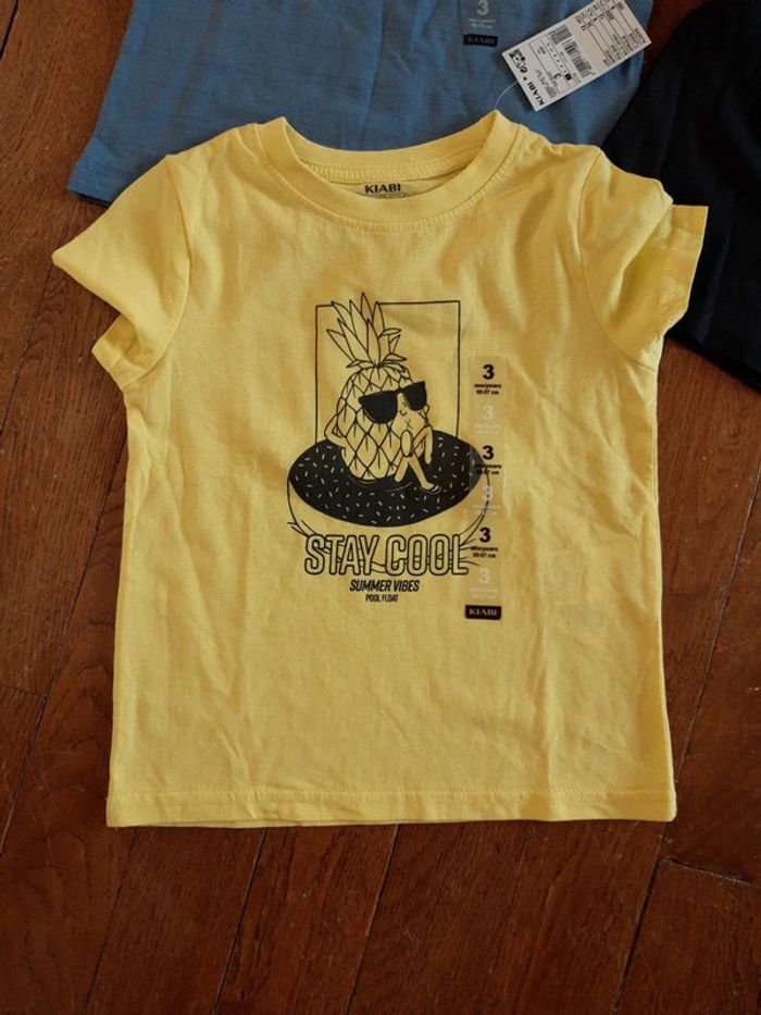 Tee-shirts manches courtes garçon 3ans - photo numéro 2