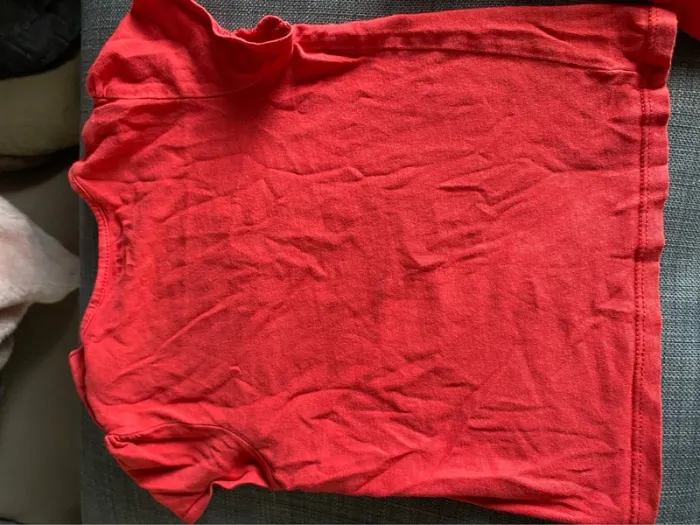 Ensemble t-shirt short été fille Kiabi 24m rouge - photo numéro 4
