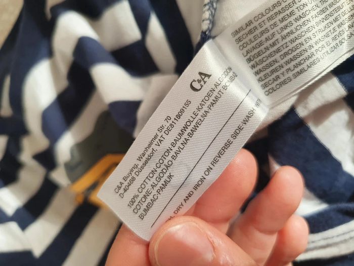 Tee shirt enfant garçon taille 2 ans C&A tracteur - photo numéro 6