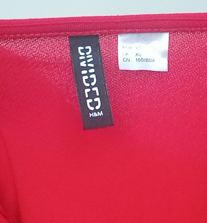 Body rouge décolleté et tanga taille 34 - photo numéro 4