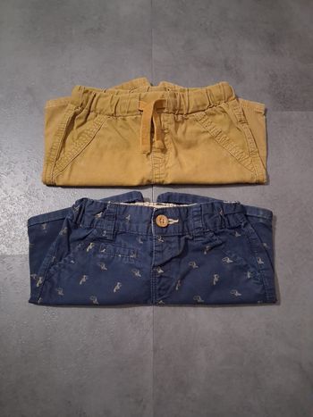 Lot, de 2shorts, Kiabi, 36m 90-97cm