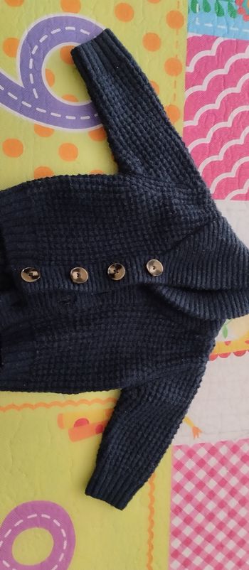 Gilet bébé garçon 1 mois