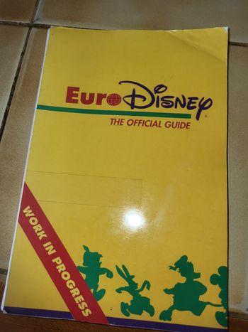 Cahier vierge EURO DISNEY