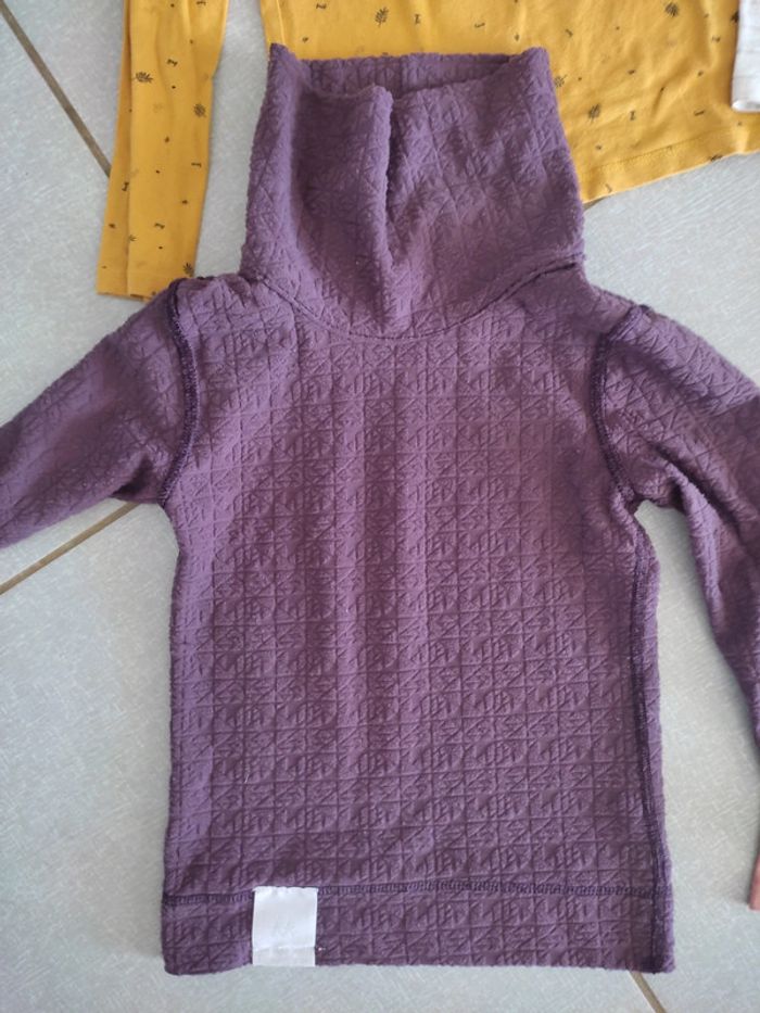 Lot de 4 t-shirts manches longues T.8 ans - photo numéro 2