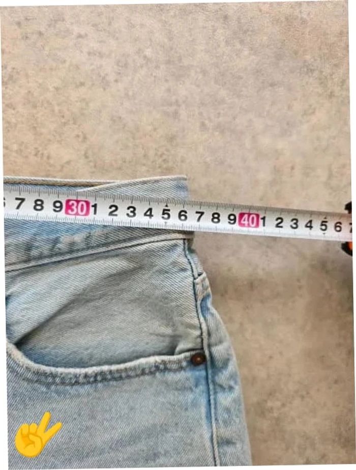 Short Levi's 501 W26 FR36 Bleu Femme Women SHO165b - photo numéro 3