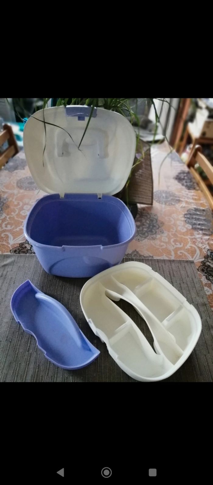 Vanity mauve et blanc, Tontarelli - photo numéro 4