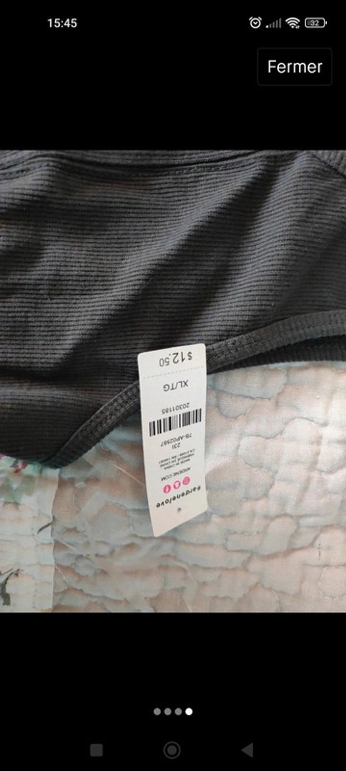Très beau croc top avec ficelle - photo numéro 4