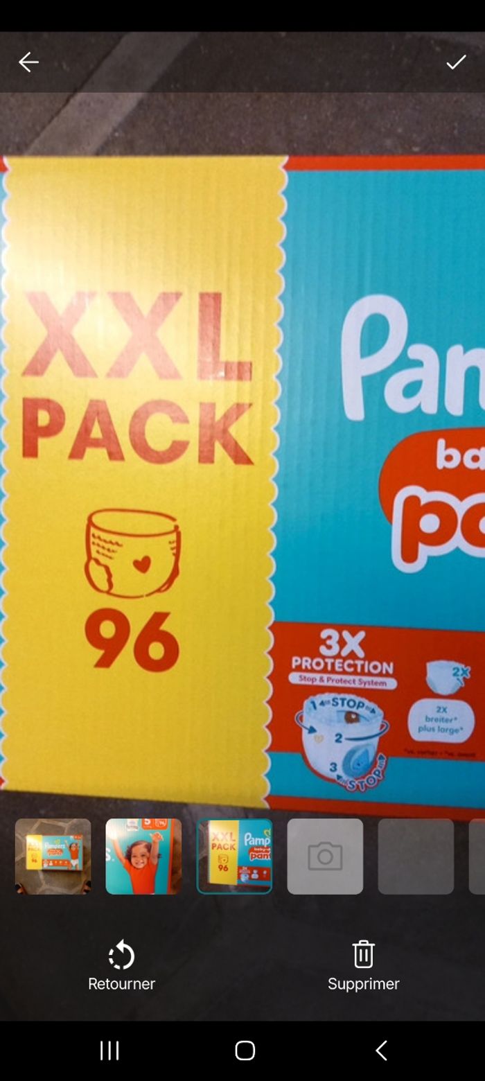 96 couches Pampers pants neuf T5 - photo numéro 3