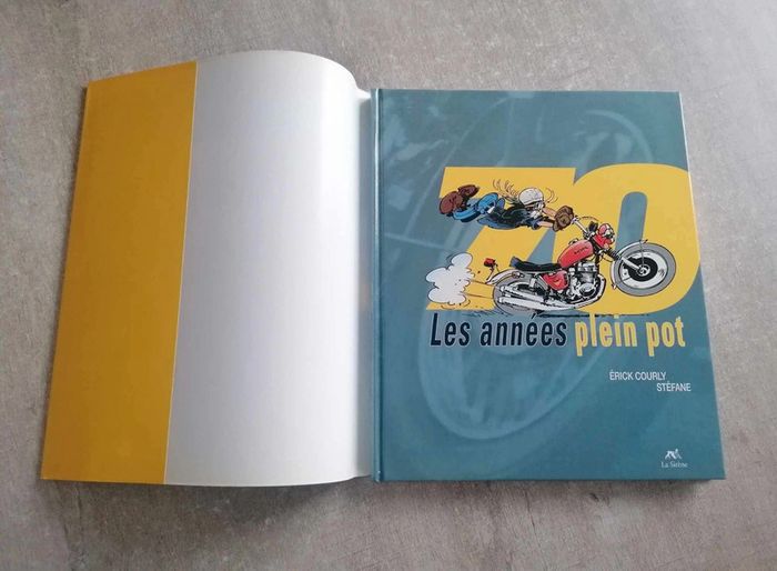 Livre de moto 70 les années plein pot Erick Courly Stefane - photo numéro 2
