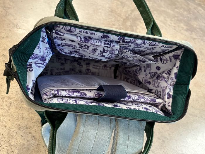 Sac à dos cabaïa NEUF vert S - photo numéro 5