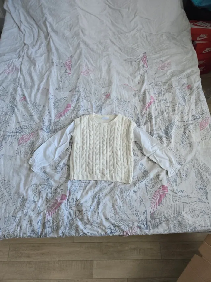 Pull chemise fille taille 7-8ans primark
