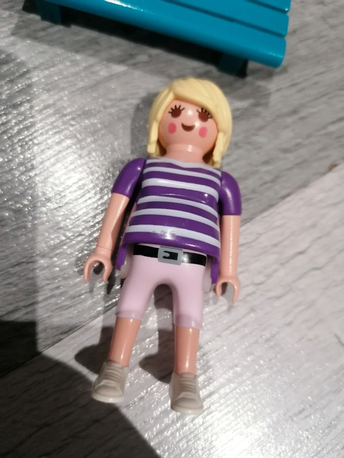 Playmobil femme enceinte avec banc 🤰🏻 - photo numéro 8