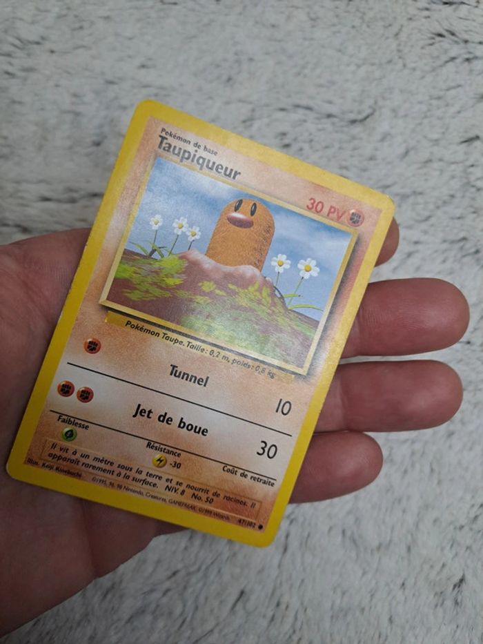 Carte Pokémon Taupiqueur 47/102 Set de base ed2 Wizards Fr - photo numéro 3