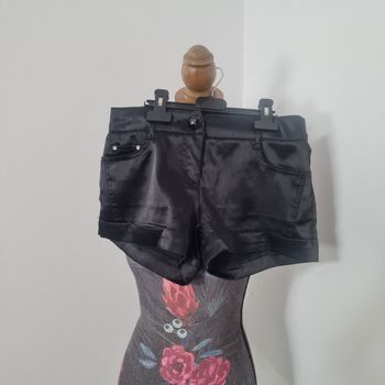 Short noir satiné jennyfer