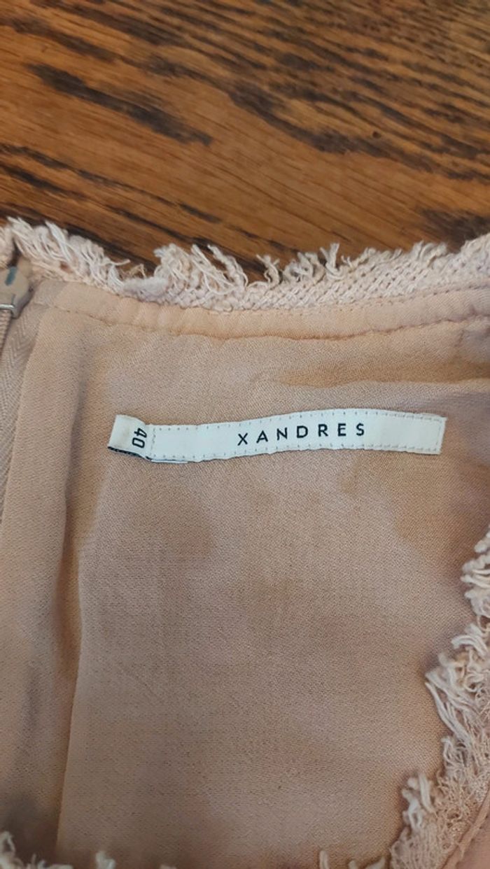 Robe rose Xandres t 40 - photo numéro 10