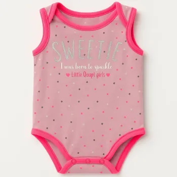 Body sans manches rose - Quapi - 0 mois