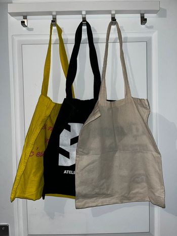 Lot de 3 totbag