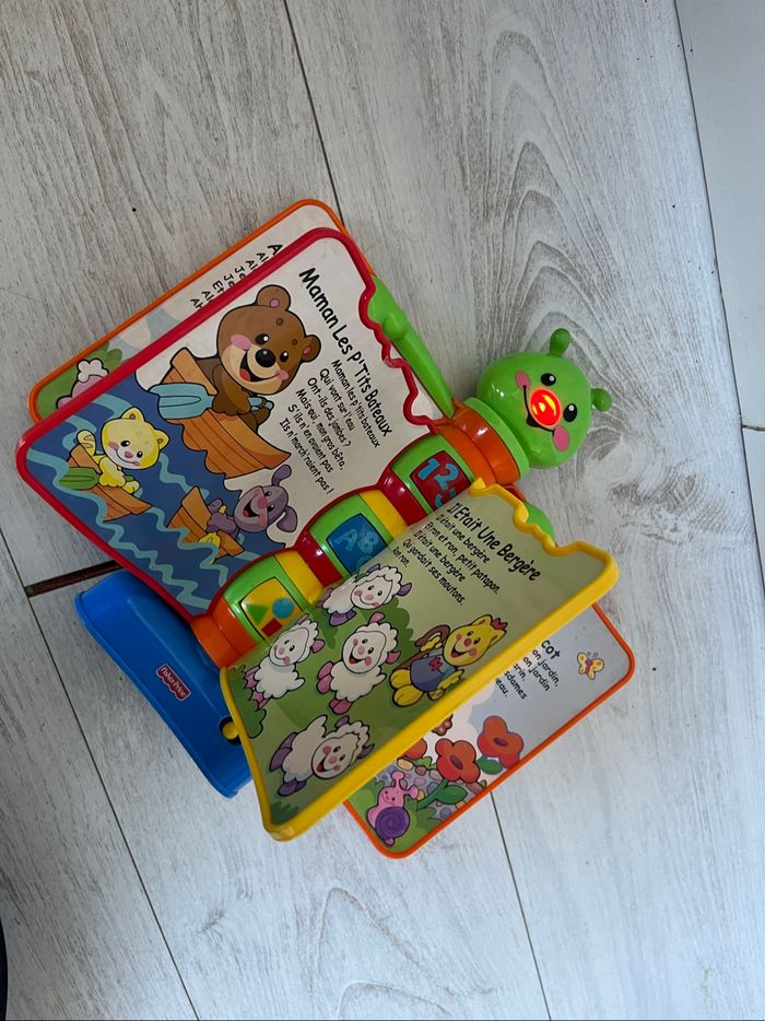 Livre d’éveil rigolotronique chenille Fisher Price - photo numéro 4