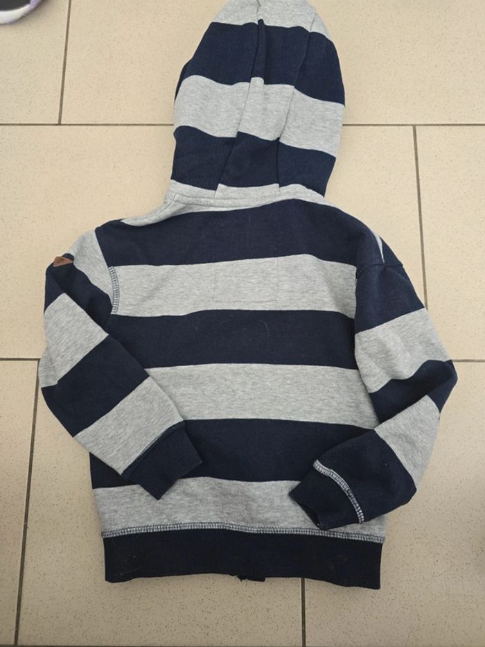 Veste zippée à rayures - photo numéro 3
