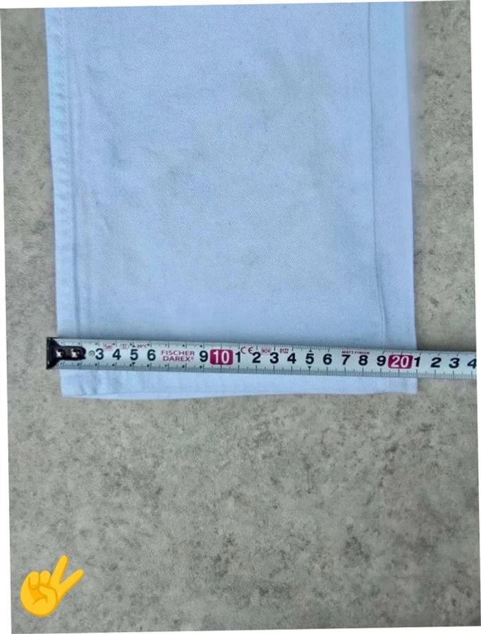 Jeans Levi's 514 W32 FR42 L32 coupe droite blanc Homme Men pan374b - photo numéro 8