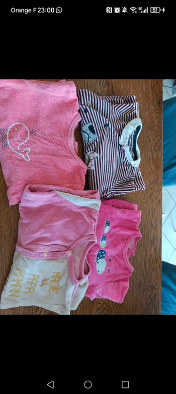 Lot bebe fille 9 mois