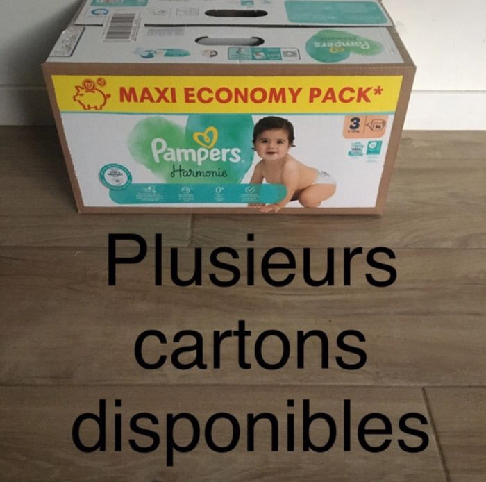 96 couches Pampers harmonie taille 3