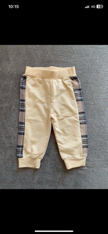 Pantalon jaune garçon taille 6/9 mois