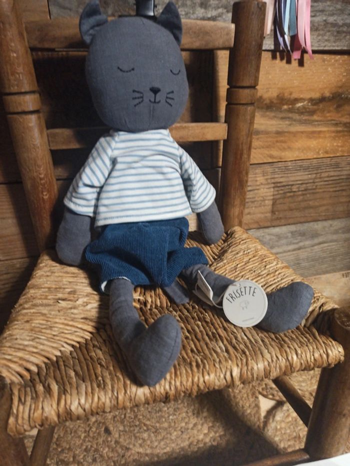 Peluche chat Frisette neuf - photo numéro 2