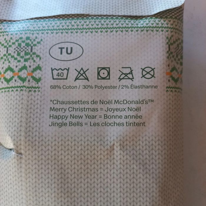 Chaussettes mac donald - photo numéro 3