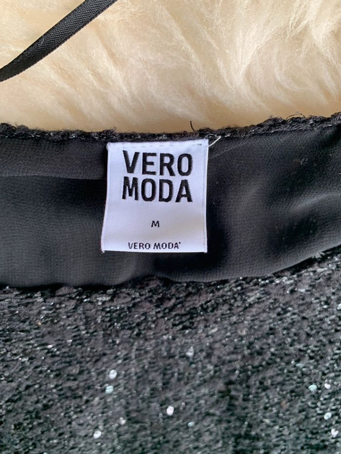 Haut à sequins noirs Vero Moda - photo numéro 3
