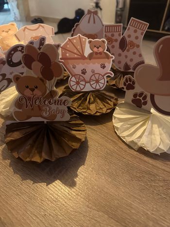 Décoration de table baby shower