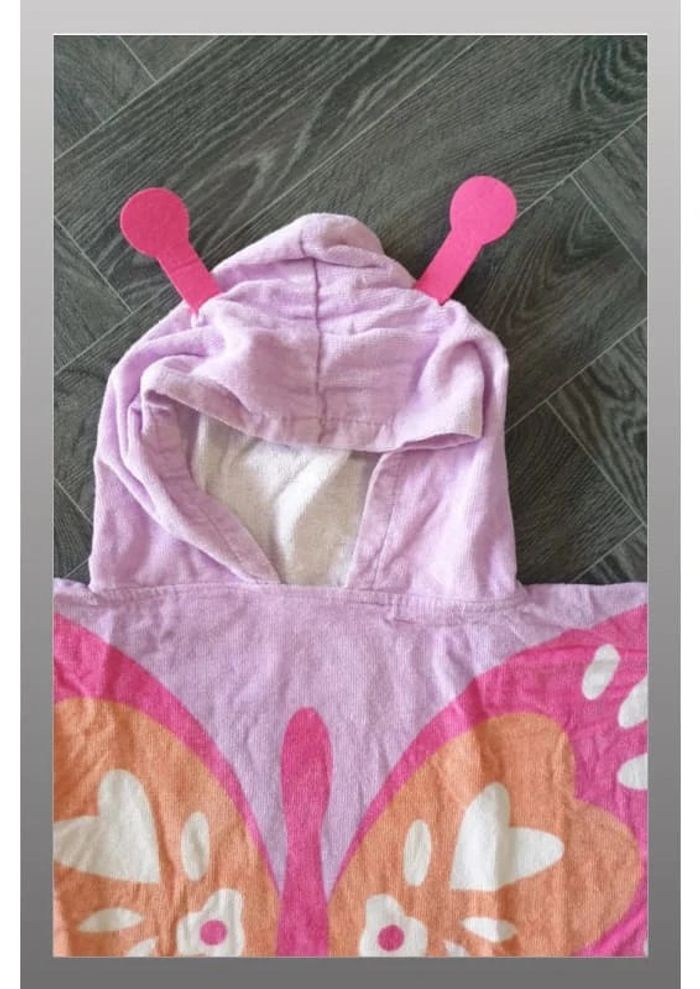 cape de bain fille papillon rose/parme/orange Primark - photo numéro 3