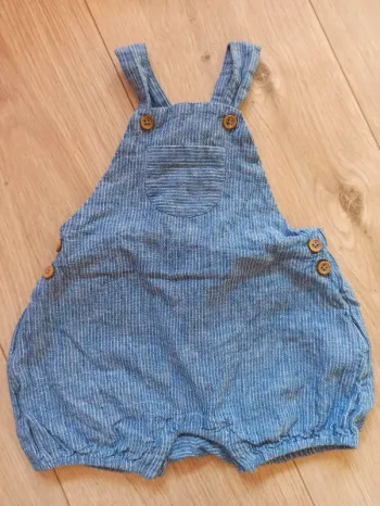 Salopette short barboteuse