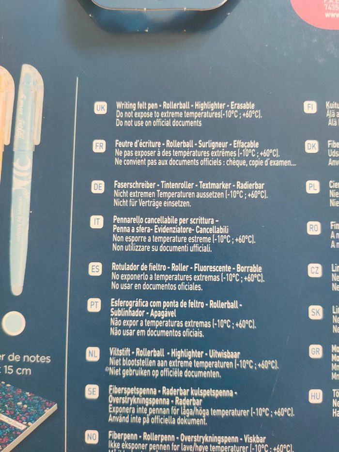 Pilot-FriXion - mon P'tit Carnet avec ses 8 stylos friXion - photo numéro 5