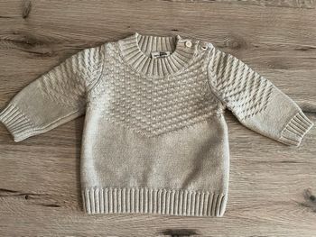 Pull écru laine