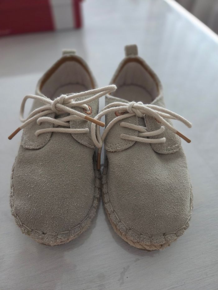 Espadrilles cuir Zara
