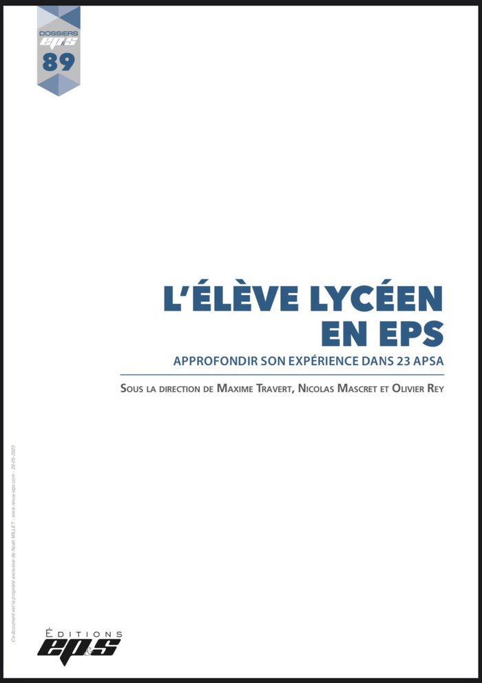 Livres EPS N.Mascret (concours CAPEPS, Agrégation, prof d’EPS) - photo numéro 3
