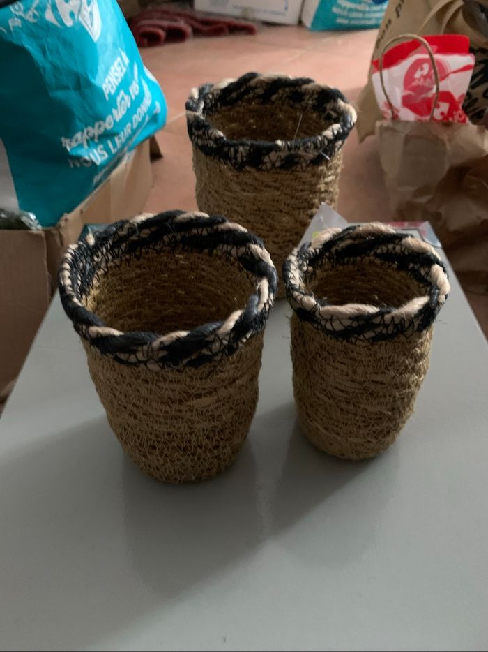 3 petits paniers rangement - photo numéro 6
