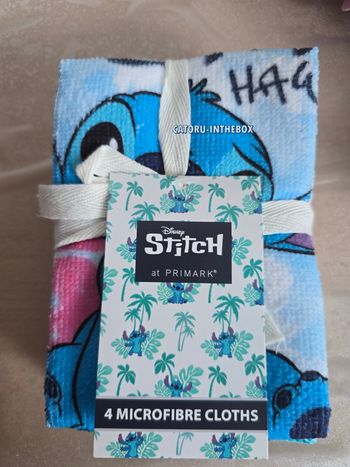 4 Torchons en microfibre / Microfibre Cloths Disney Stitch & Angel