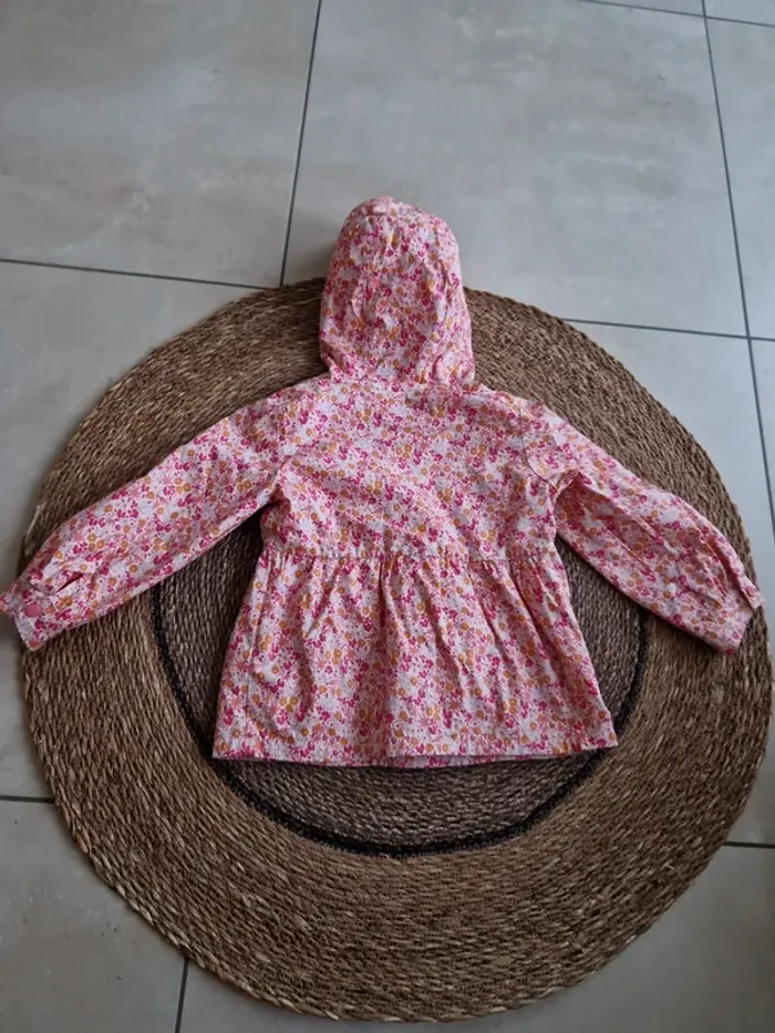 Jolie veste motifs fleurs creeks fille taille 36 mois - photo numéro 2
