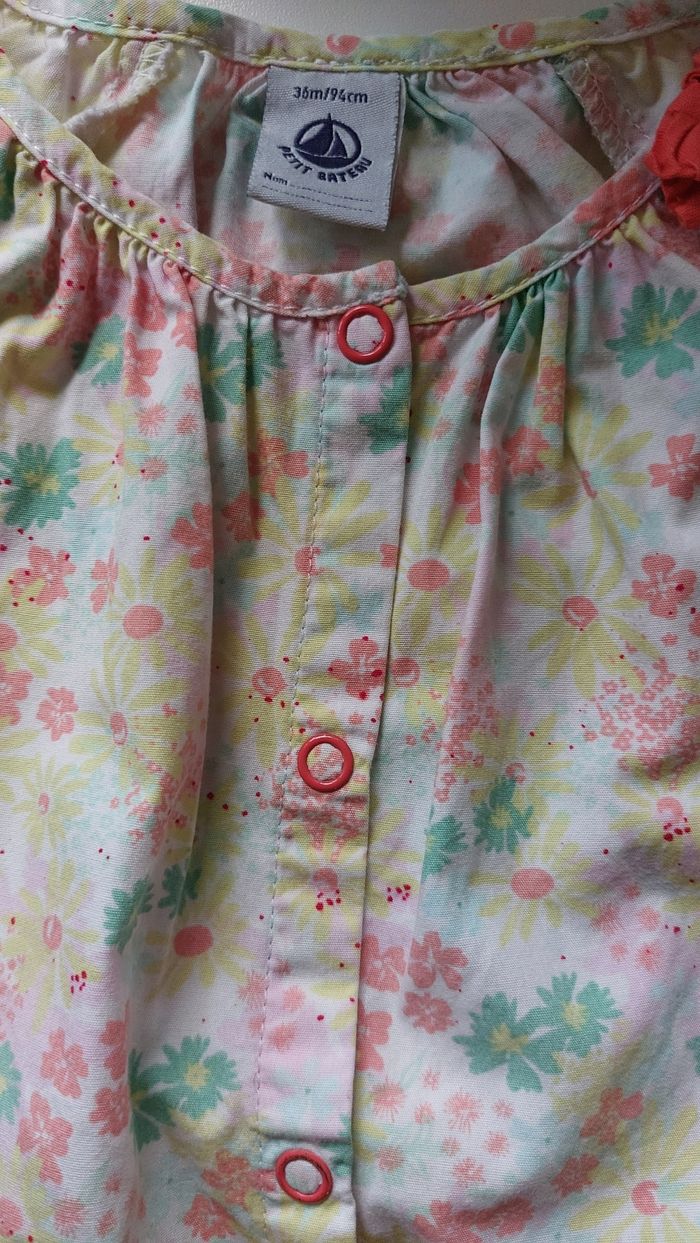 Blouse style liberty petit bateau 36 mois - photo numéro 4