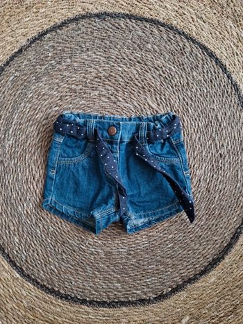 Joli short en jean Kiabi fille 9 mois