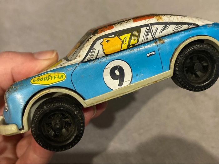 Ancien jouet métal voiture Porsche 911 Payva n°9 - photo numéro 11