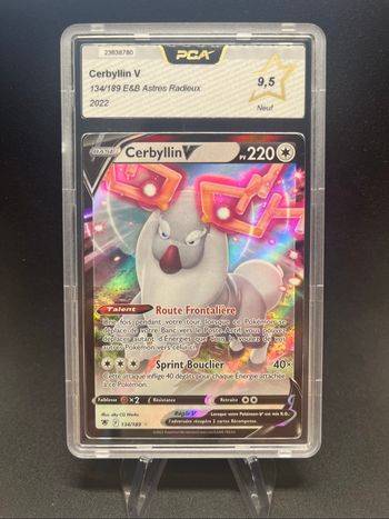 Carte Pokémon Cerbyllin V 134/189 PCA 9,5