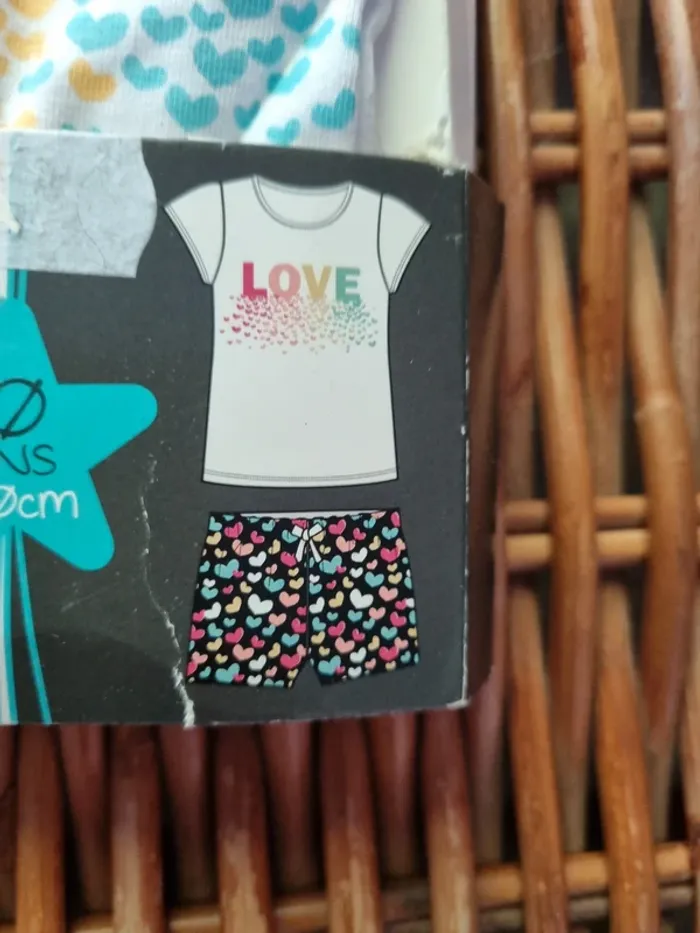 Lot de 2 pyjamas été  fille 10 ans - photo numéro 3