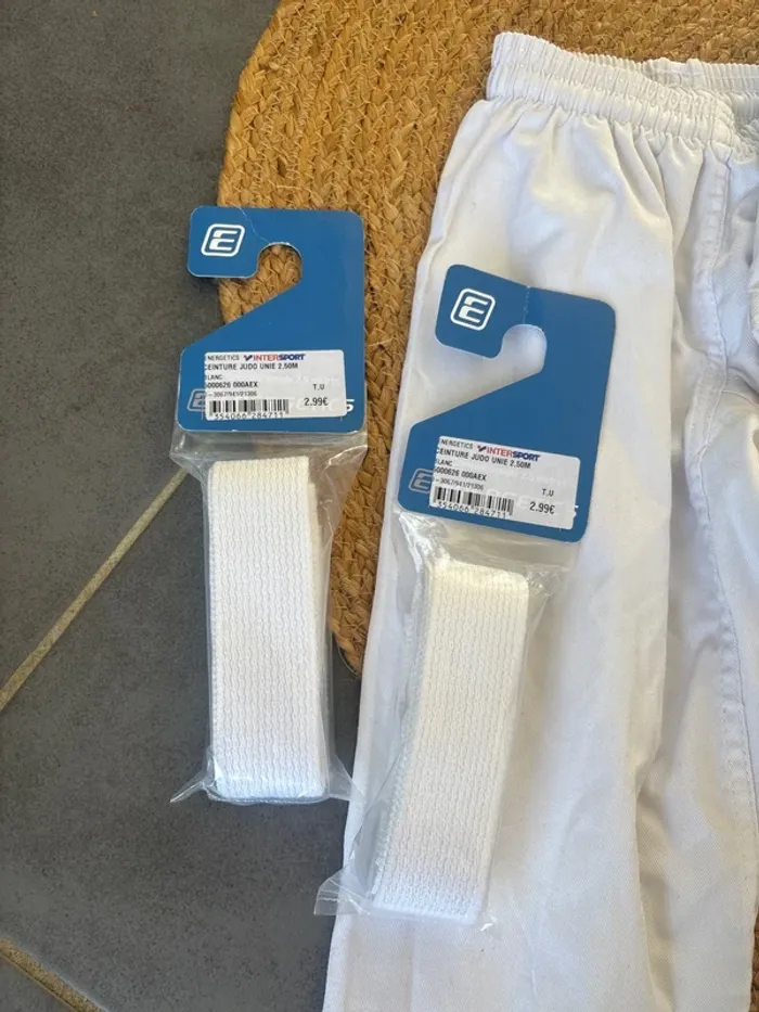 Ensemble kimino judo + ceinture blanche - photo numéro 2