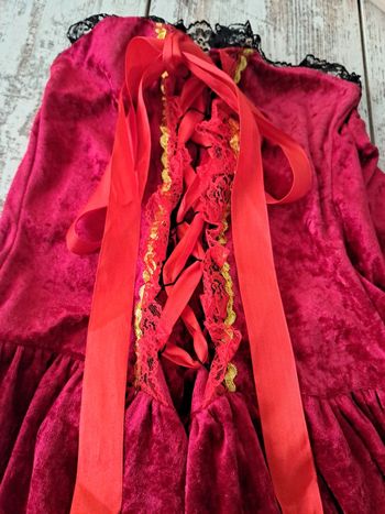 Robe velour gothique vampire