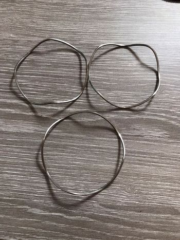 3 bracelet argent